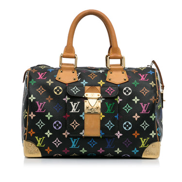 Black Louis Vuitton Monogram Multicolore Speedy 30 Boston Bag – Designer  Revival