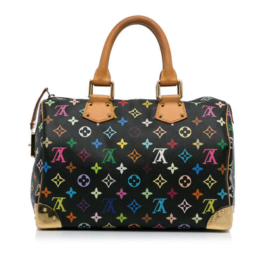 Black Louis Vuitton Monogram Multicolore Speedy 30 Boston Bag – Designer  Revival