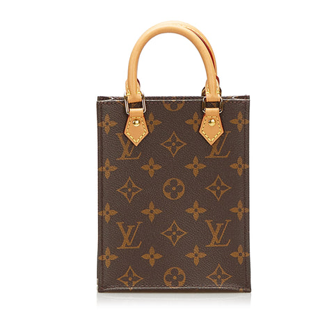 Louis Vuitton Sac Plat Small Model Shoulder Bag in Black, White and