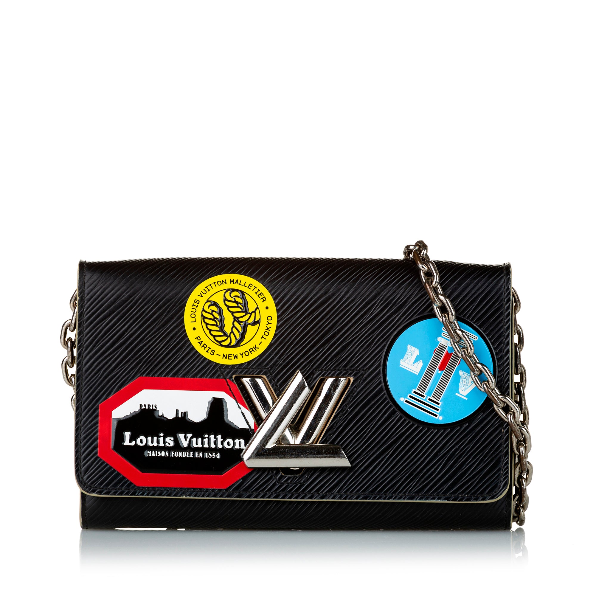 Louis Vuitton Twist Wallet Chain Black