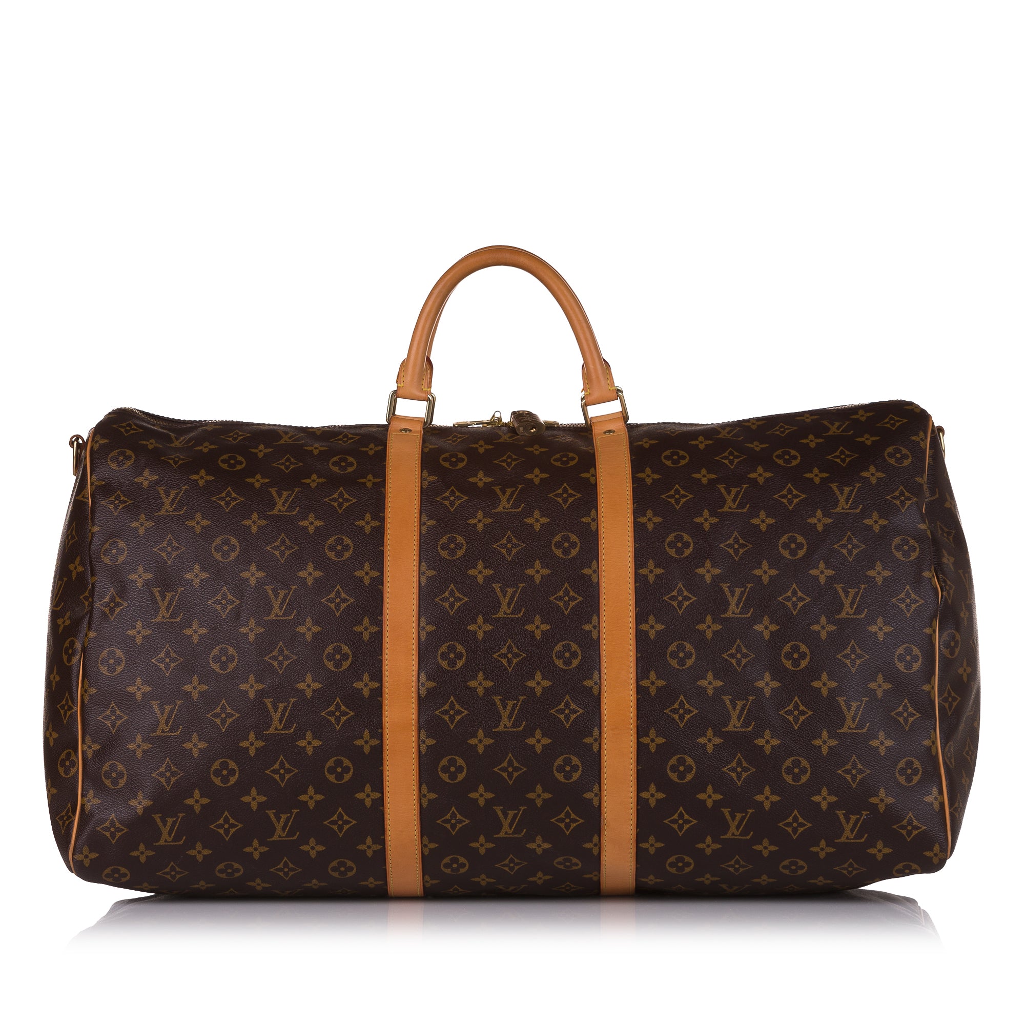 RvceShops Revival, Brown Louis Vuitton Monogram Keepall Bandouliere 60  Travel Bag