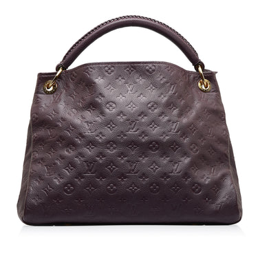 Purple Louis Vuitton Monogram Empreinte Artsy MM Hobo Bag