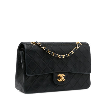 Chanel Pre-Owned contrast trim knitted top, Black Chanel Classic Small  Lambskin Single Flap Bag