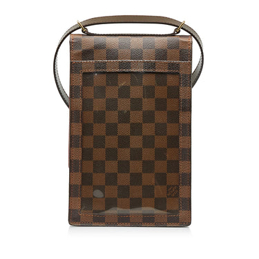 LOUIS VUITTON IPANEMA PM N HANDBAG51294 EBONY DAMIER CANVAS WITH  BANDOULIERE Brown Cloth ref.875156 - Joli Closet