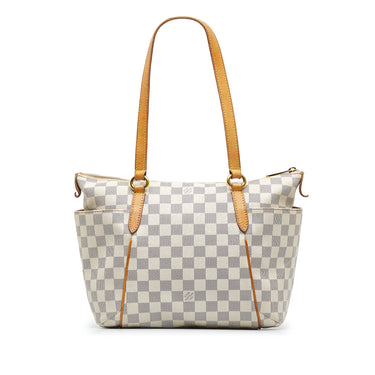 LOUIS VUITTON Damier Azur Canvas Totally PM Shoulder Bag