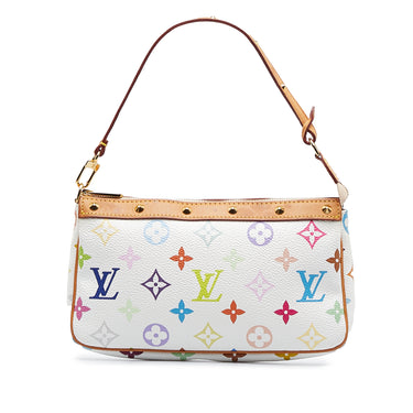 Louis Vuitton Pochette Monogram Multicolore White - US