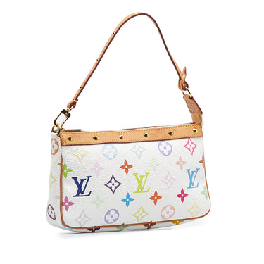 Black Louis Vuitton Monogram Multicolore Pochette Accessoires Baguette