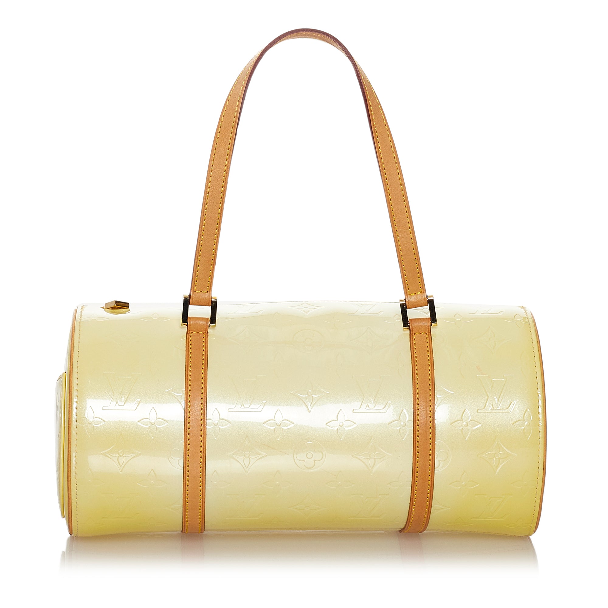 Louis Vuitton Bedford Shoulder Bag Yellow Vernis Leather