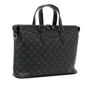 Black Louis Vuitton Monogram Eclipse Explorer Business Bag