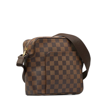 Louis Vuitton DAMIER INFINI Other Plaid Patterns Street Style Leather Small  Shoulder Bag