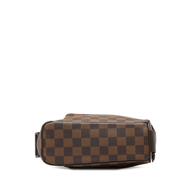 Brown Louis Vuitton Damier Ebene Olav PM Crossbody Bag – Designer