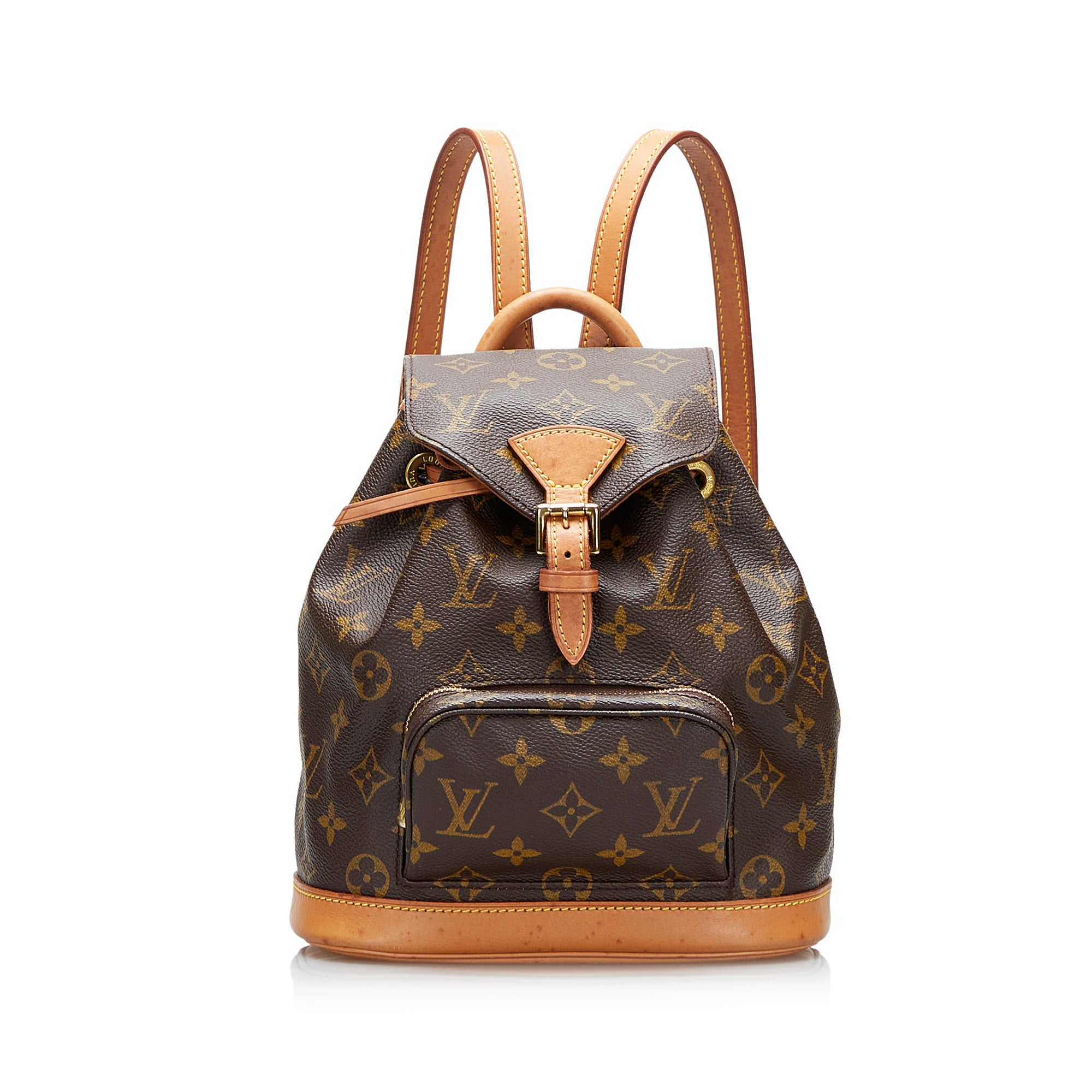 Louis Vuitton Montsouris PM Monogram Canvas Backpack Brown