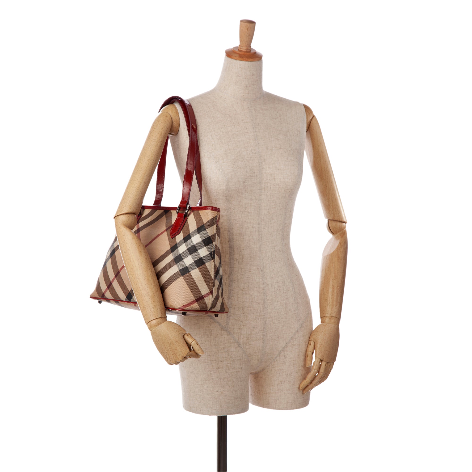 Tan Burberry Nova Check Tote Bag – Designer Revival