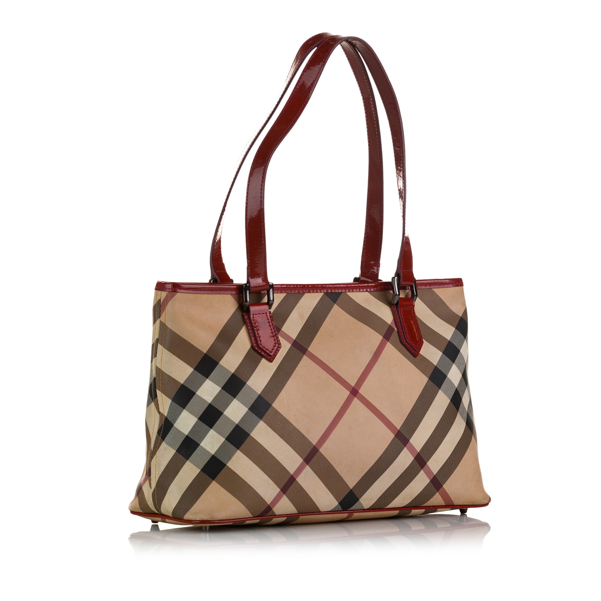 Tan Burberry Nova Check Tote Bag – Designer Revival