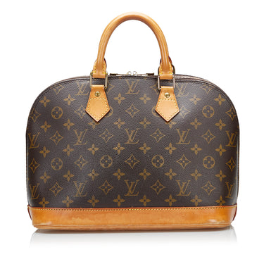 Louis Vuitton Alma PM Patches Monogram Canvas Satchel Bag