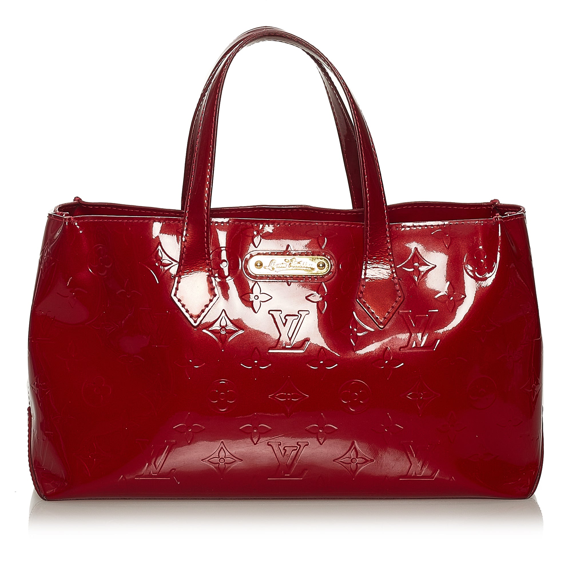 Louis Vuitton Wilshire PM Monogram Vernis Patent Leather Tote on SALE