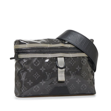 Louis Vuitton Danube Monogram Shadow PM Black in Coated Canvas with Brass -  US