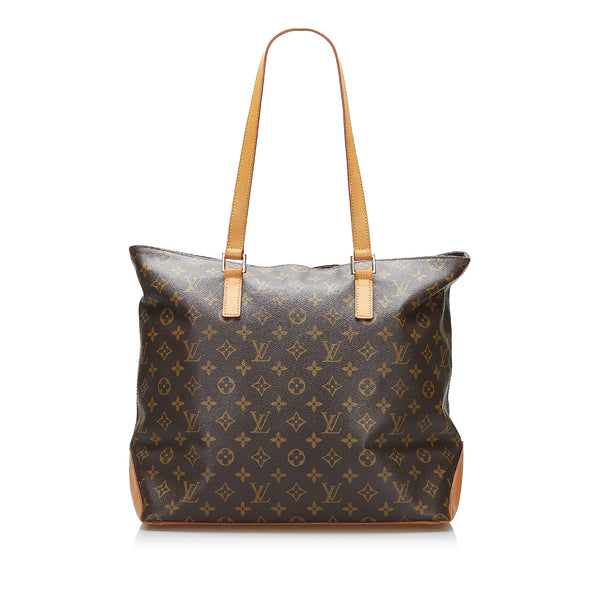 Louis Vuitton // 2006 Brown Monogram Canvas Cabas Mezzo Tote Bag