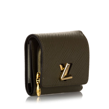 LOUIS VUITTON Twist Wallet Black/gold Epi