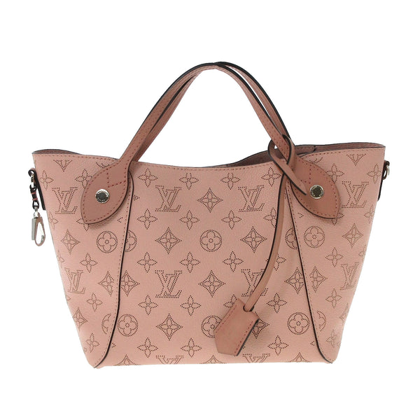 Louis Vuitton, Bags, Authentic Louis Vuitton Hina Pm Magnolia Small Tote  Crossbody Pink Perforated