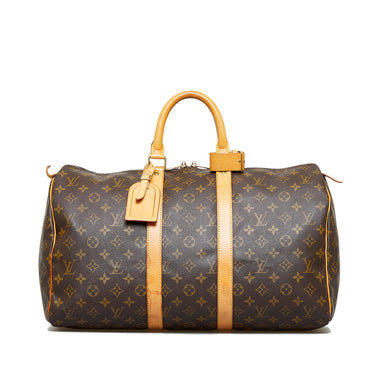 Louis Vuitton Damier Azur Keepall 50 Duffle Bag 38lk824s