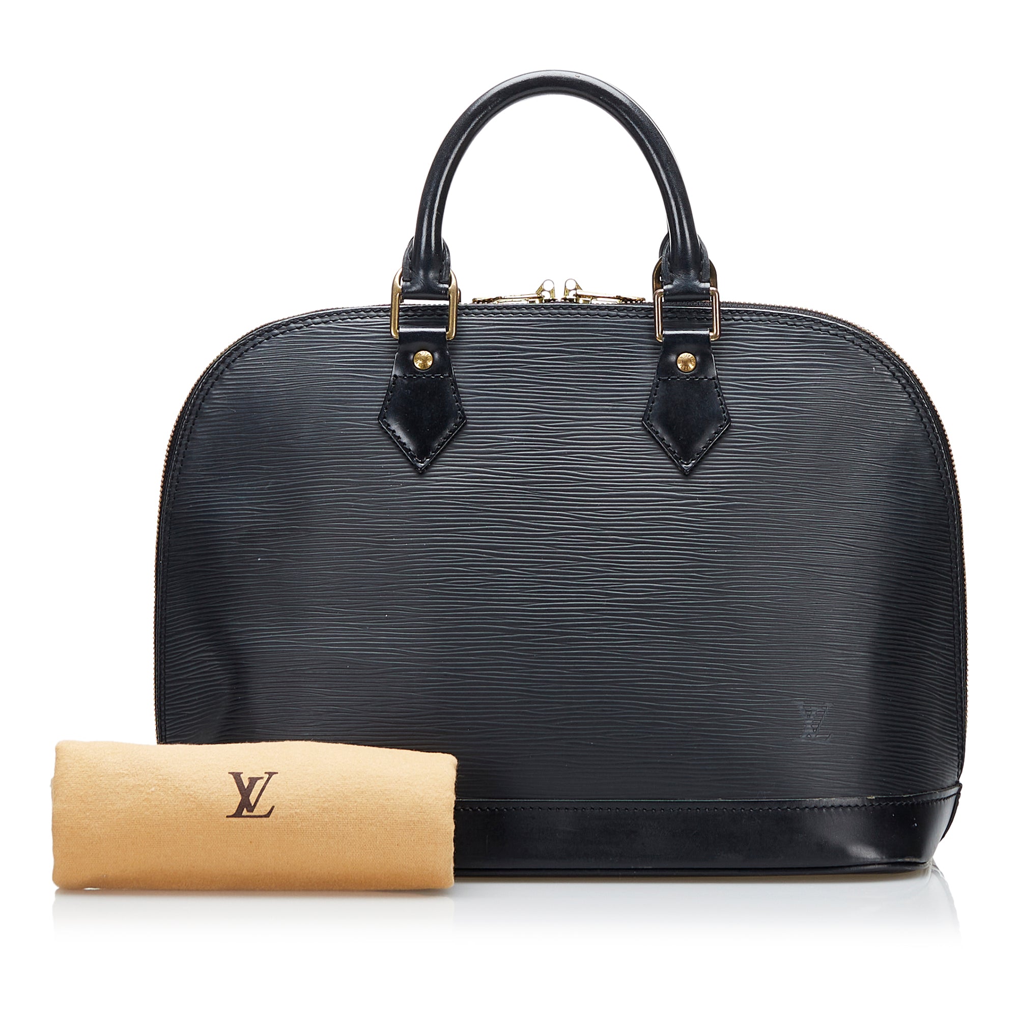 Black Louis Vuitton Epi Alma PM Handbag – Designer Revival