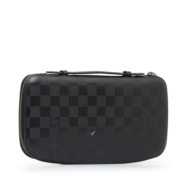 Shop for Louis Vuitton Black Taiga Leather Atoll Organizer Wallet Clutch -  Shipped from USA