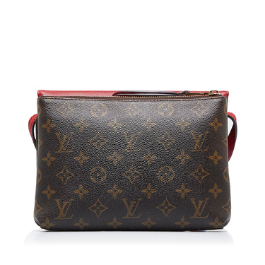 Black Louis Vuitton Monogram Shadow Double Flat Messenger Crossbody Ba –  Designer Revival