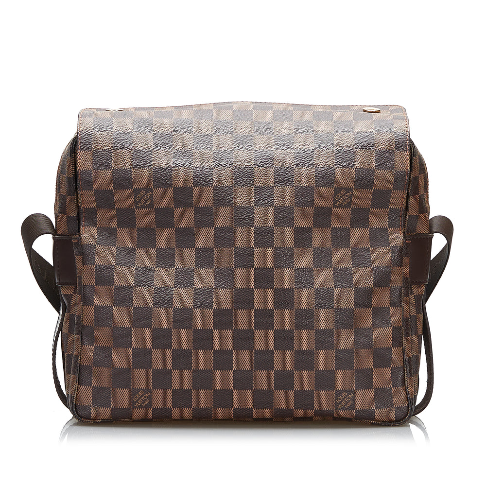 Brown Louis Vuitton Damier Ebene Naviglio Crossbody Bag