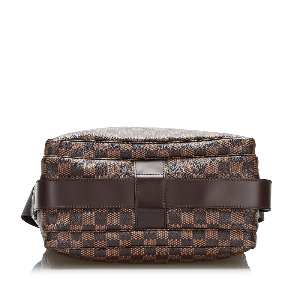 Dropshop - Brown Louis Vuitton Damier Ebene Naviglio Crossbody Bag