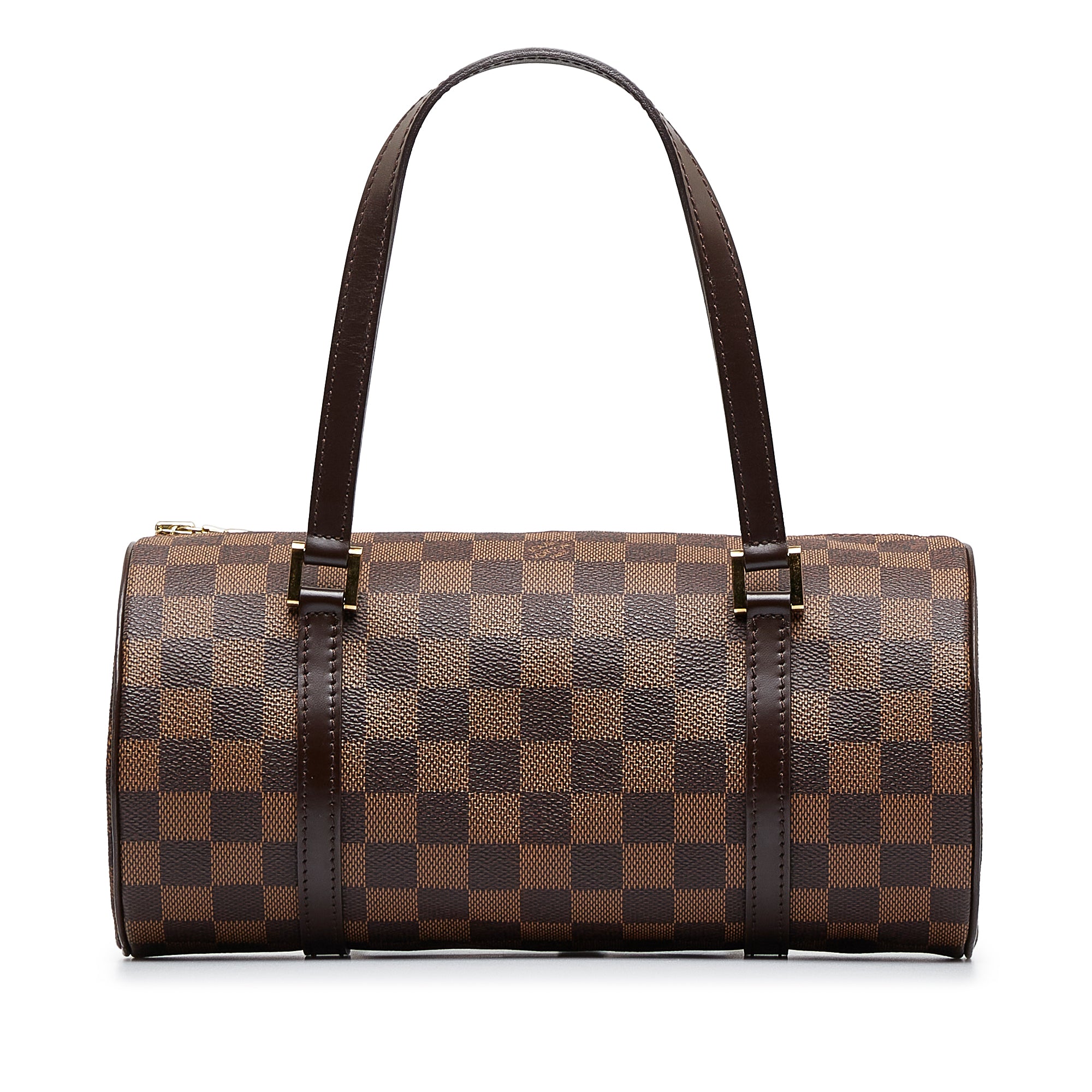 image of Brown Louis Vuitton Damier Ebene Papillon 28 Handbag