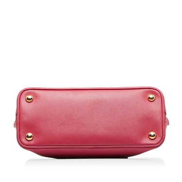 Prada Pink Small Saffiano Lux Promenade Bag Leather Pony-style calfskin  ref.182831 - Joli Closet