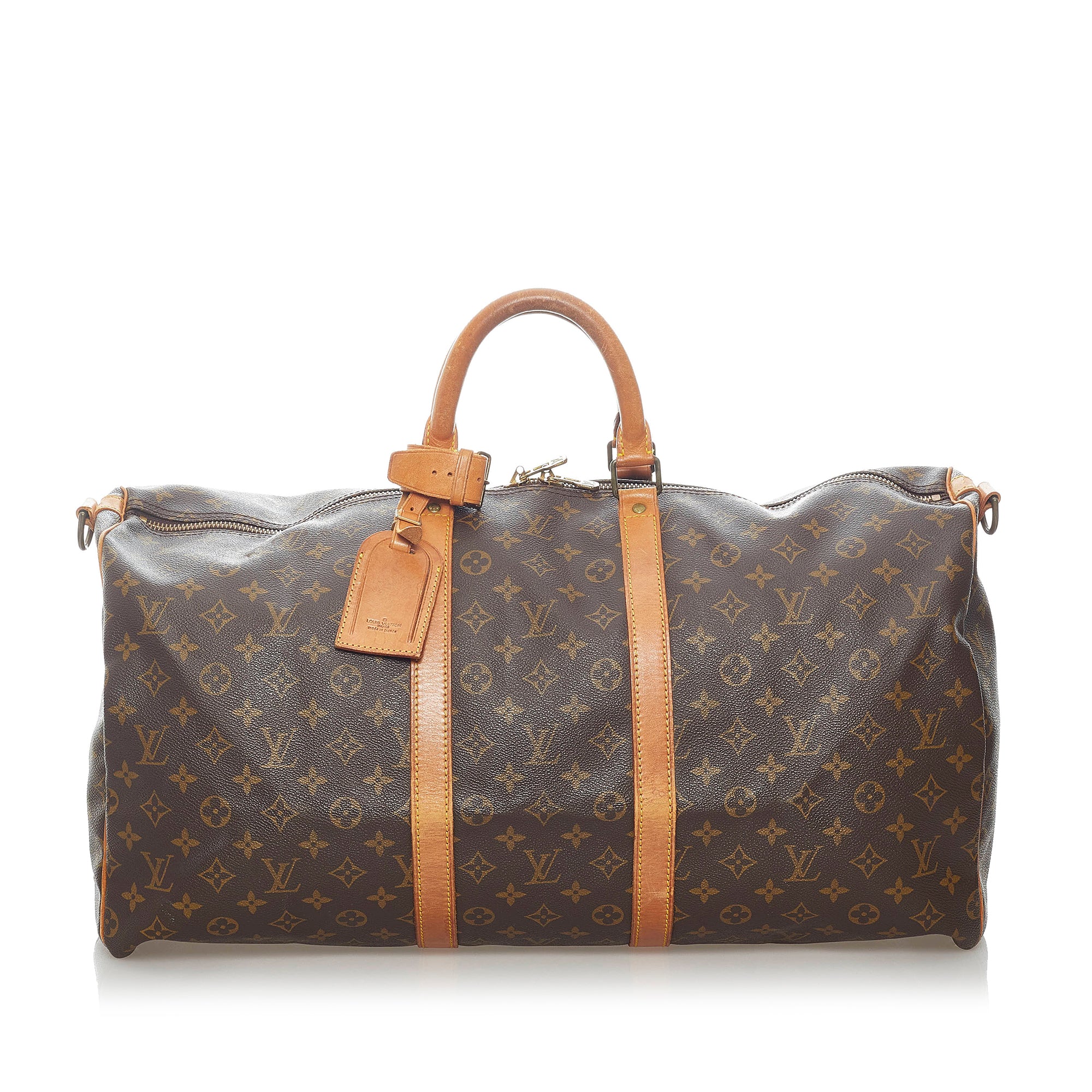 LOUIS VUITTON Keepall 55 Damier Graphite Bandouliere Travel Bag-US