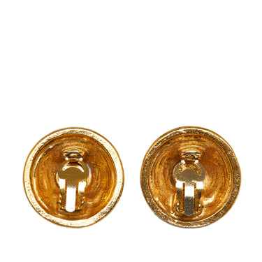 Gold Celine Gold-Tone Clip On Earrings – Designer Revival