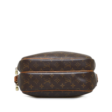 Pre-Owned Louis Vuitton Reporter Monogram PM Brown 