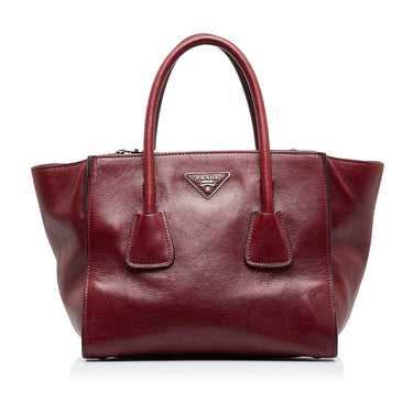 Mini Saffiano Promenade Bag Red (Fuoco)