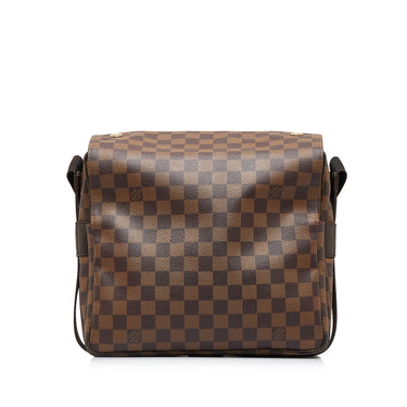 Louis Vuitton Naviglio Handbag Monogram Canvas Brown 2387581