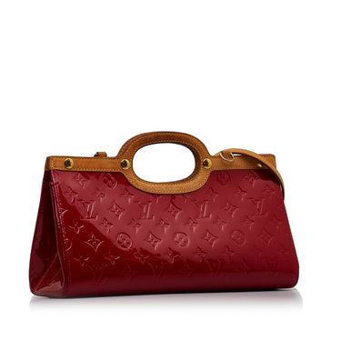 Louis Vuitton Red Monogram Vernis Roxbury Drive Bag