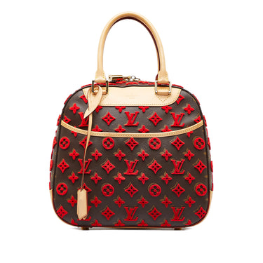 Red Louis Vuitton Monogram Empreinte Speedy Bandouliere 25 Boston Bag –  Designer Revival