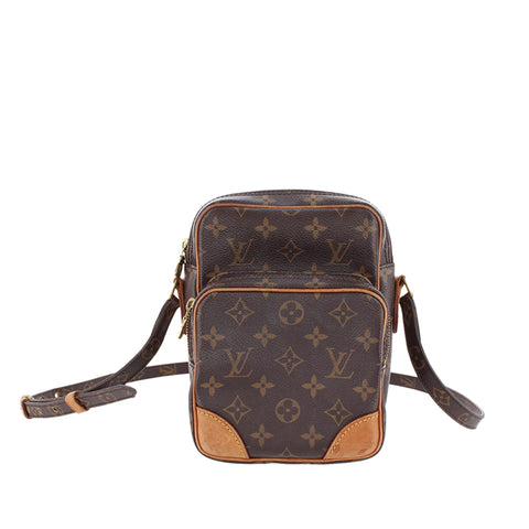 Louis Vuitton monogram black cross body bag