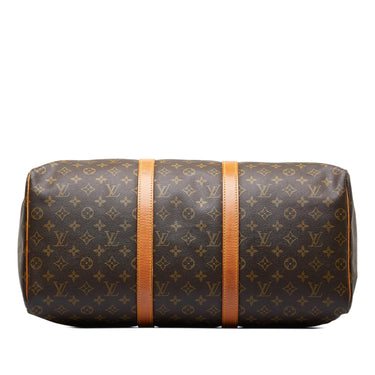 Louis Vuitton Keepall 50 Brown Canvas Travel Bag (Pre-Owned)