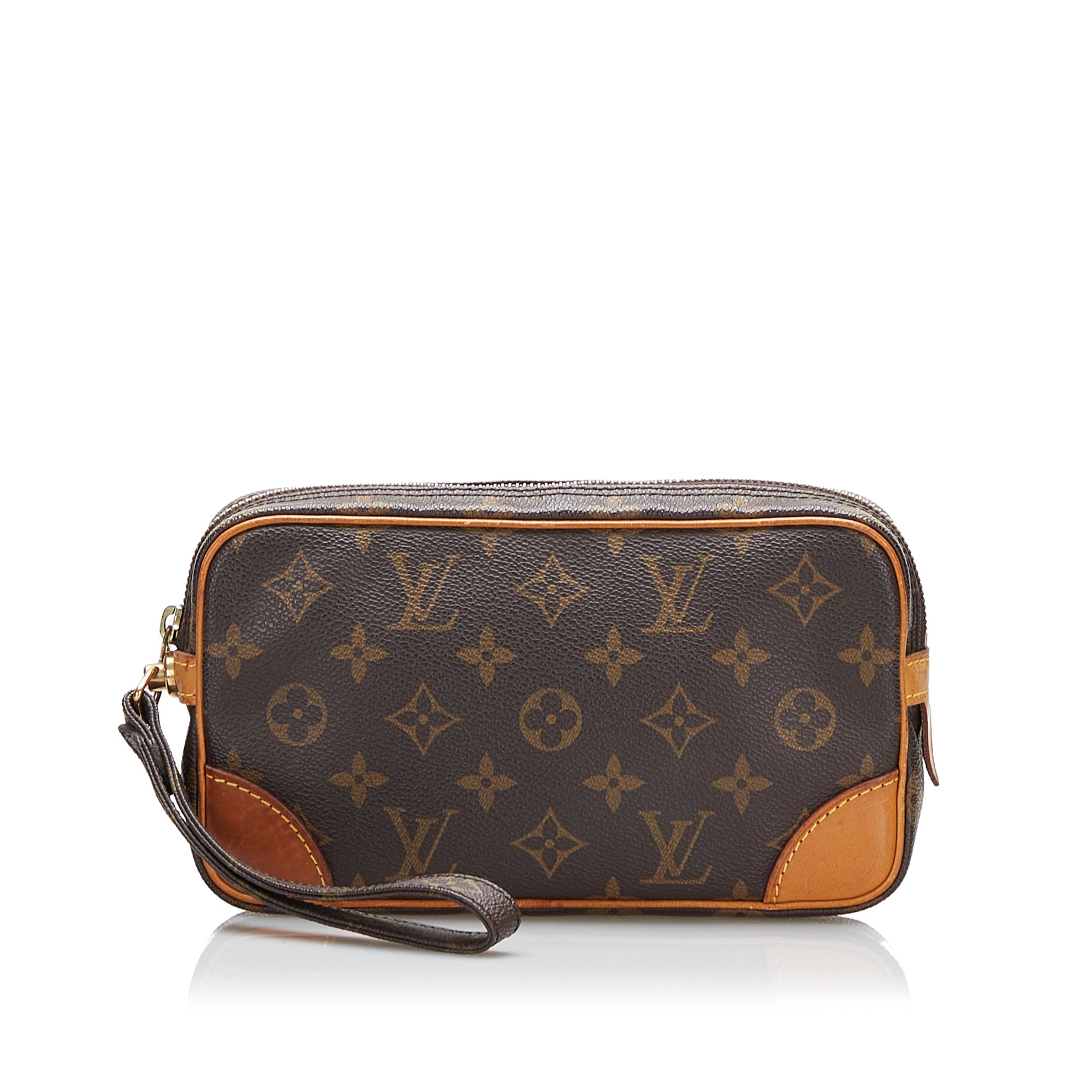 LOUIS VUITTON Clutch Marly Dragonne GM