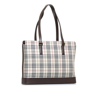 Brown Burberry Vintage Check Boston Bag – Designer Revival