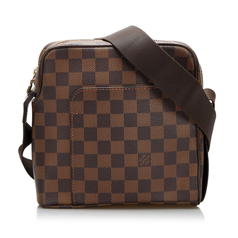 LOUIS VUITTON Damier Ebene Bucket Large Special Order Shoulder Bag