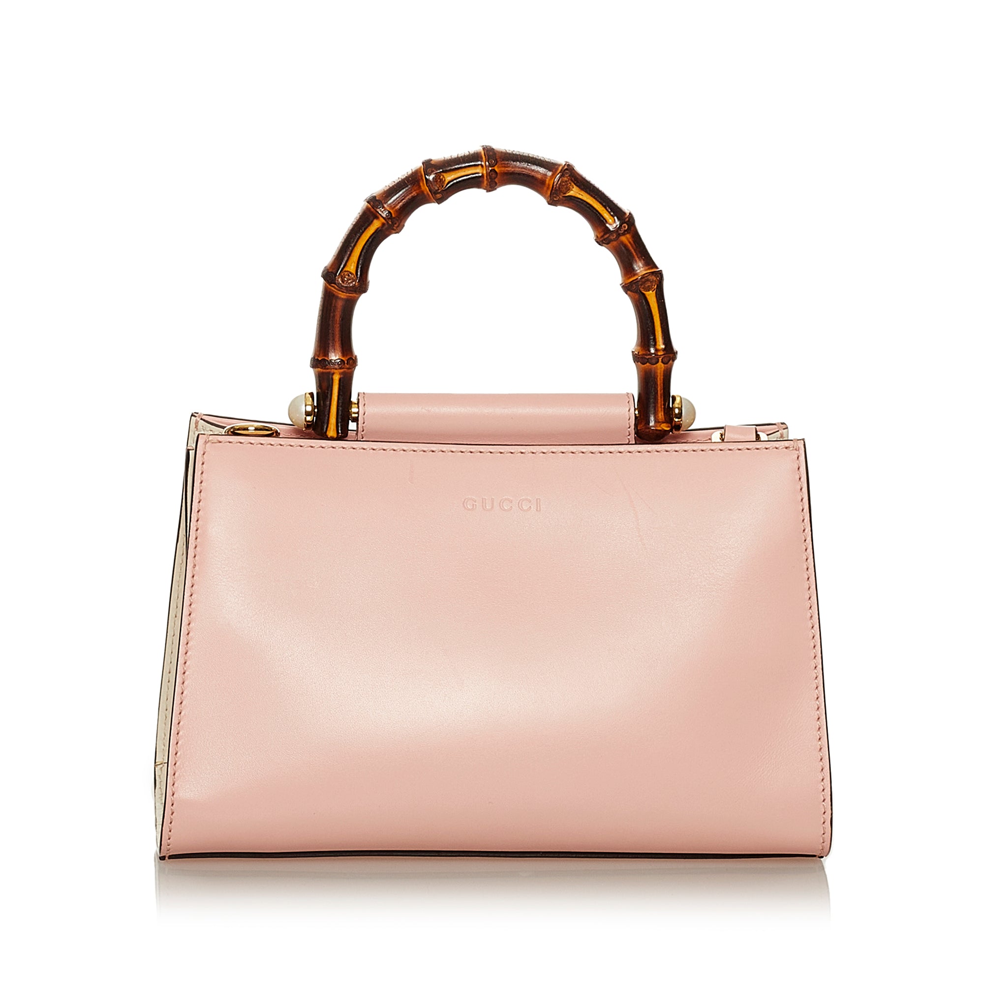 gucci bamboo bag pink