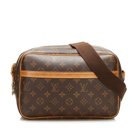 Brown Louis Vuitton Damier Ebene Brooklyn Flat Pochette Crossbody