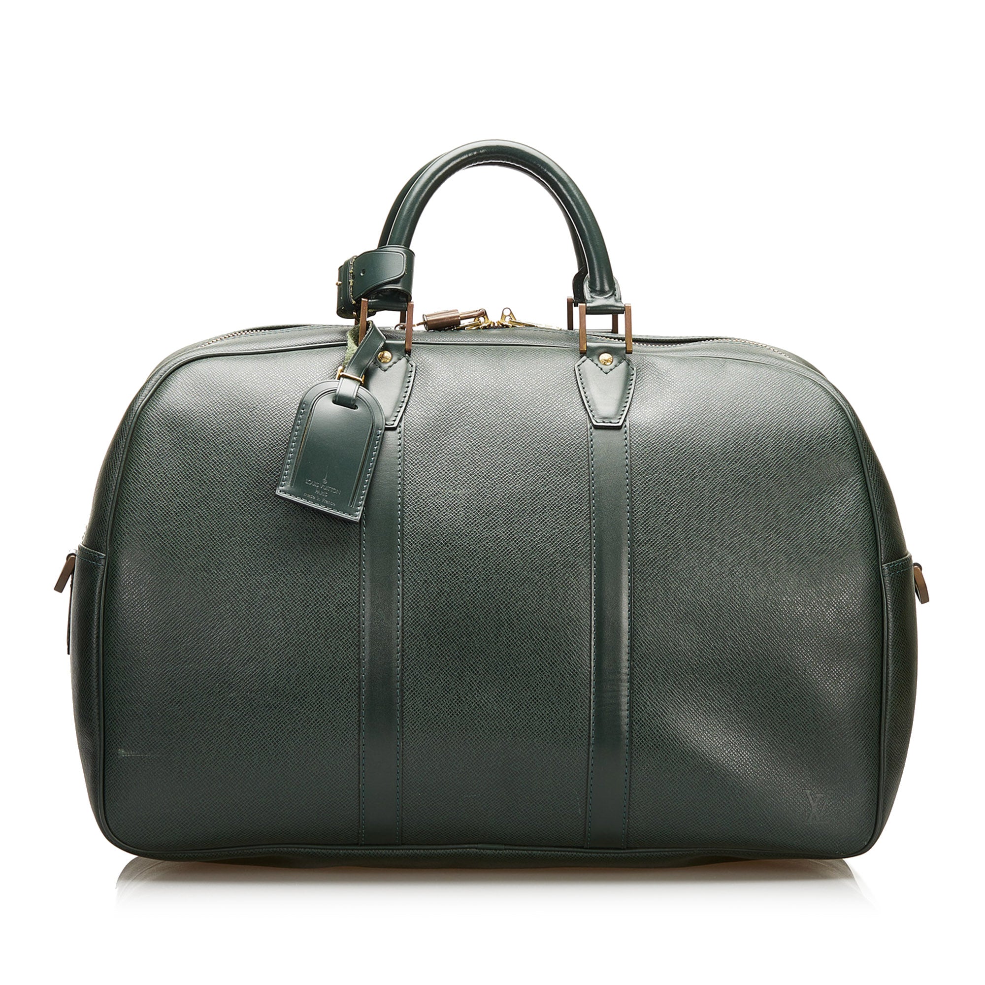 Louis Vuitton Vintage Green Duffle Bag