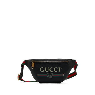 Gucci Black GG Embossed Neoprene Techno Tag Medium Boston Bag