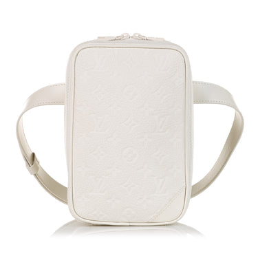 White Louis Vuitton Monogram Taurillon Utility Side Belt Bag, Louis Vuitton  Stellar Low-Top