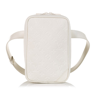 Louis Vuitton Mens Leather 2019 Monogram Utility Side Waist Bag White -  Shop Linda's Stuff